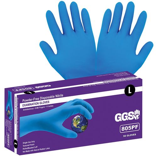 Powder Free Disposable Nitrile Gloves